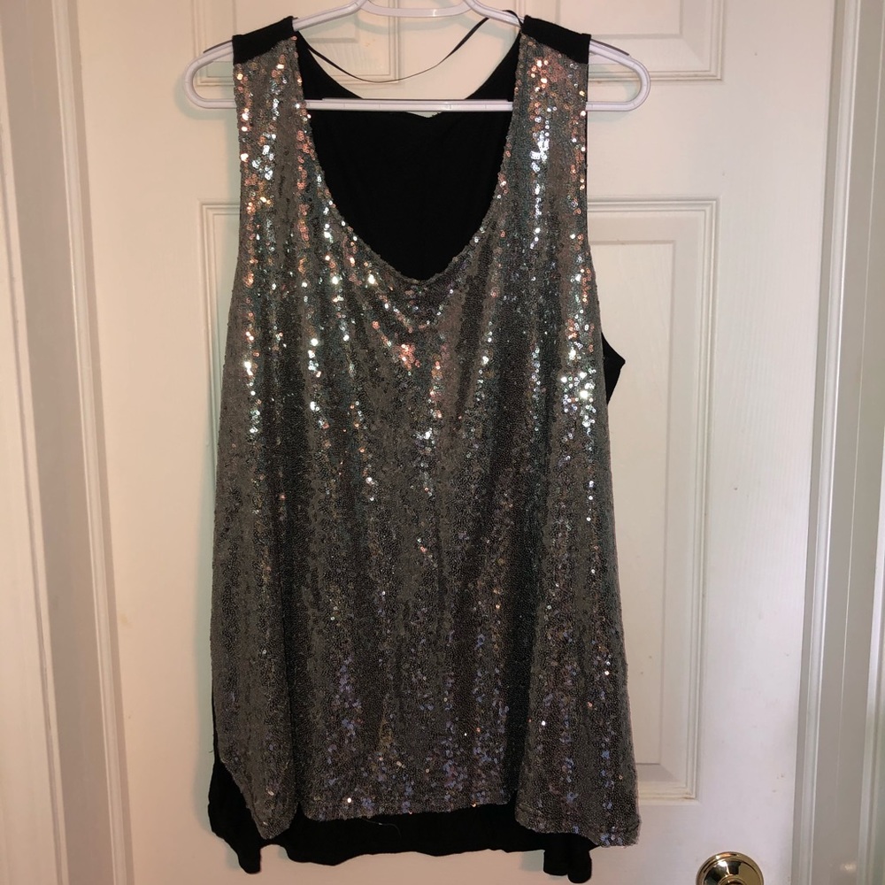 Sparkly tank top